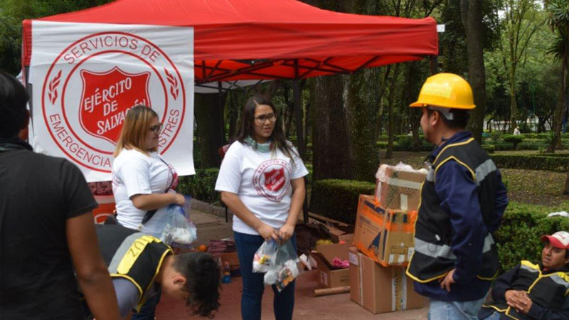 メキシコ南部地震の被災地における支援活動
